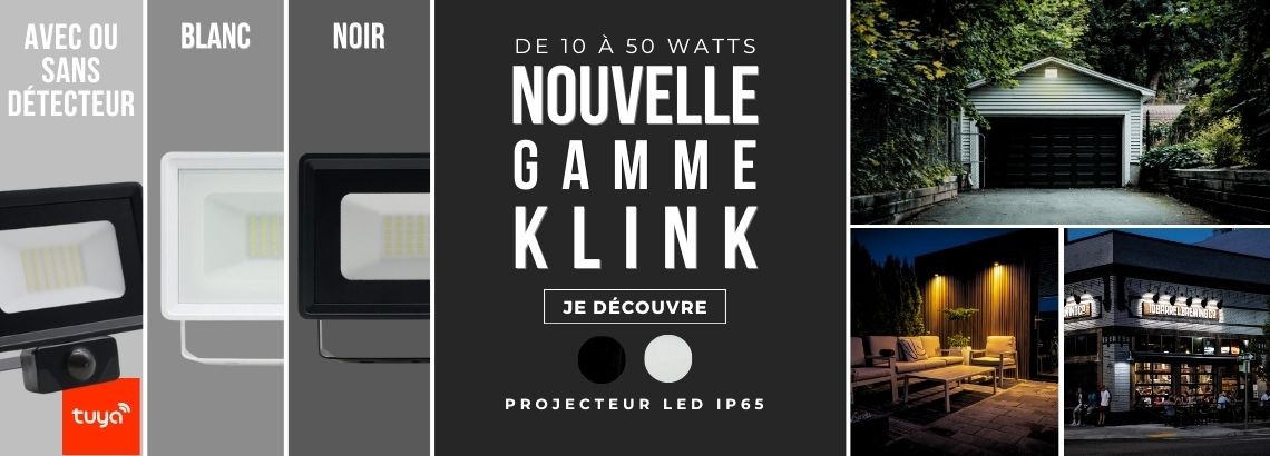 Nouvelle gamme projecteurs LED KLINK